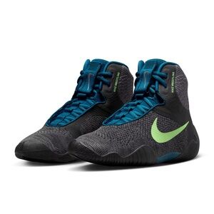 Nike Tawa Wrestling Shoe CI2952 004 Blue Black Anthracite Sz Mens 7.5 / Womans 9